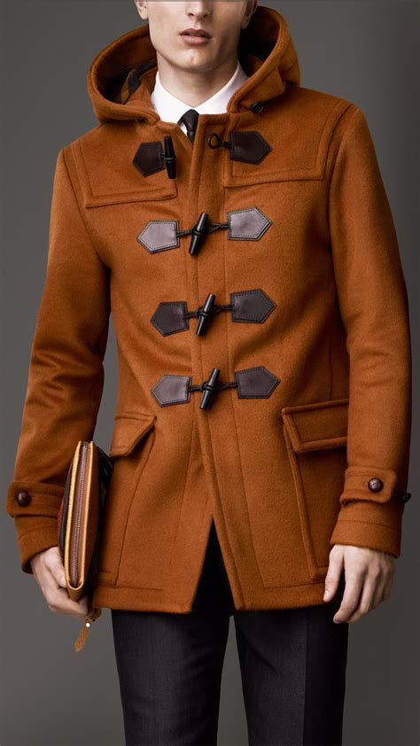 duffle coat men burberry|burberry cashmere coat men's.